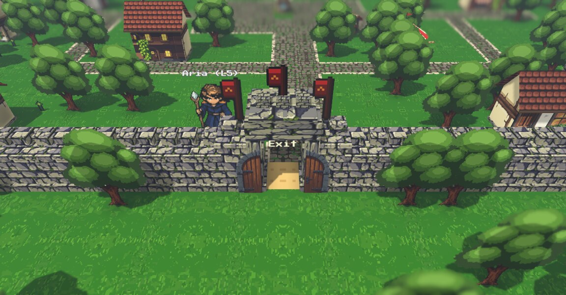A town in Mythblade